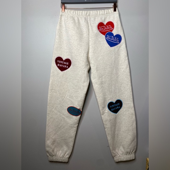 Von DutchXVintage Havana Collab Heart Joggers. - Picture 7 of 10